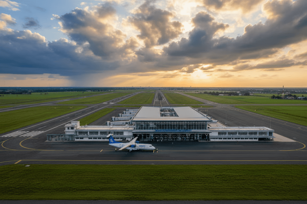 S&acirc;n bay Rạch Gi&aacute; l&agrave; cảng h&agrave;ng kh&ocirc;ng nội địa nhỏ nằm tại th&agrave;nh phố Rạch Gi&aacute;, tỉnh Ki&ecirc;n Giang, phục vụ chủ yếu c&aacute;c chuyến bay trong nước